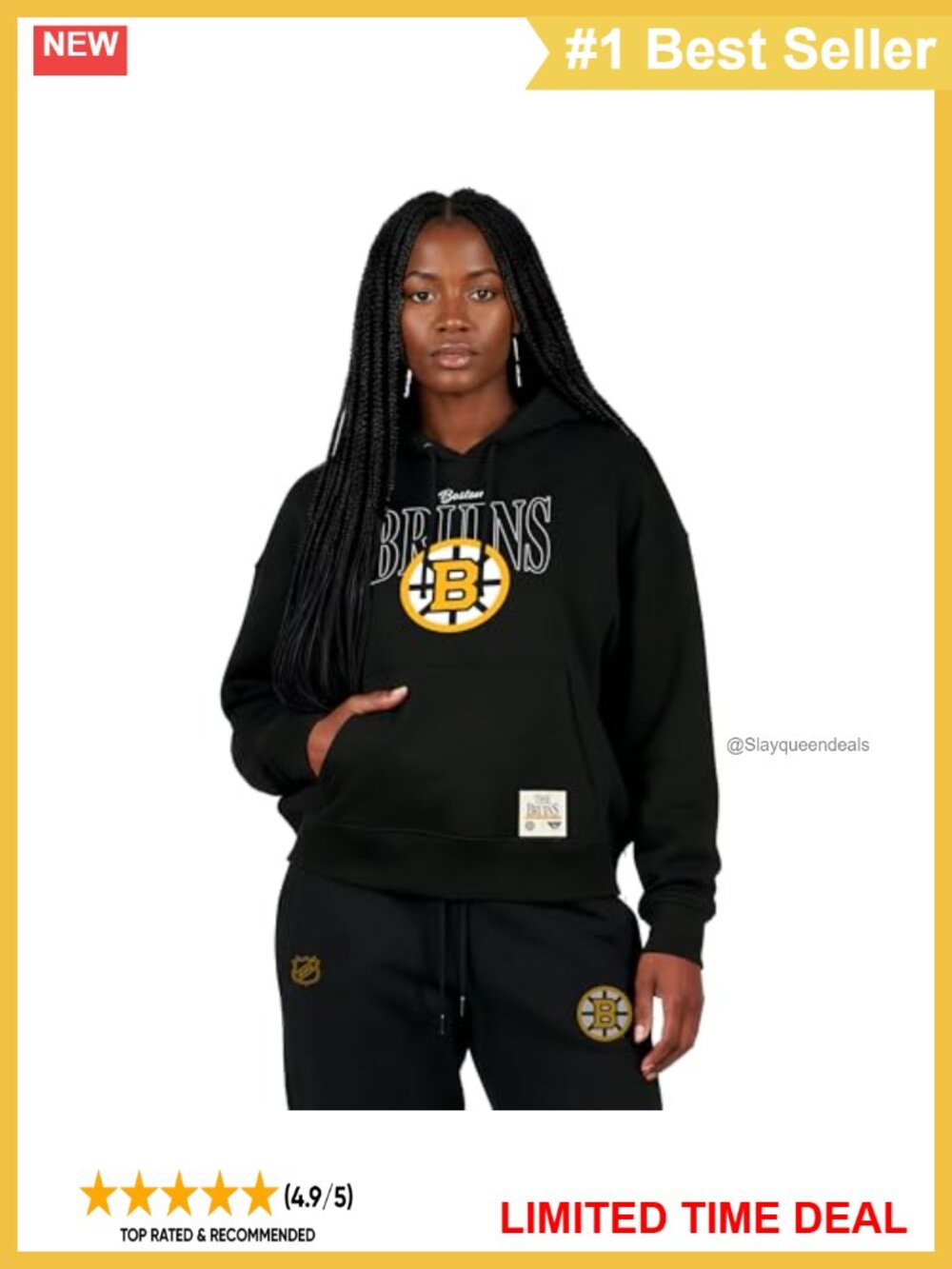 NHL Women's Officially Licensed Hoodie Fleece Sweatshirt Pullover